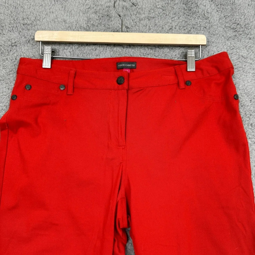 Vince Camuto Pants Womens 14 Red Tomatogirl European Mediterranean Romantic Euro